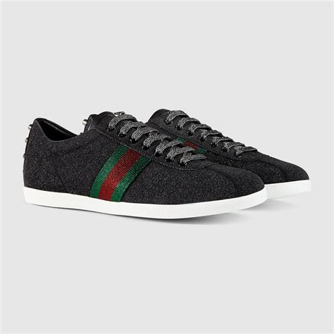 glitter gucci shoes men|gucci glitter web sneakers.